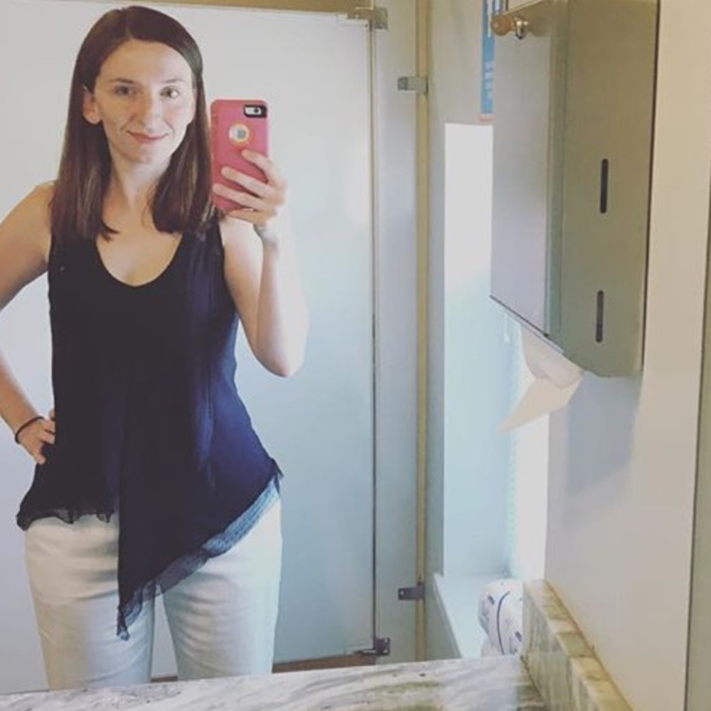 Black asymmetrical shirt